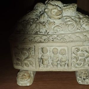 Antique Victorian Anglo Indian Deep Carved